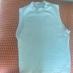 Skims cotton tank, XS, white